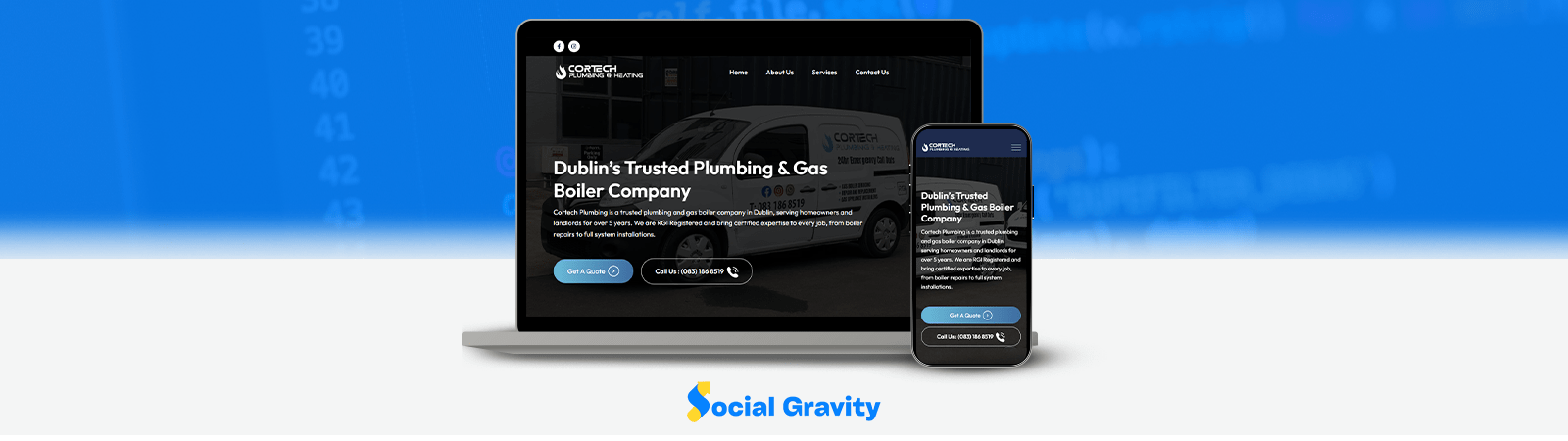 Plumbing Custom Website Design 1