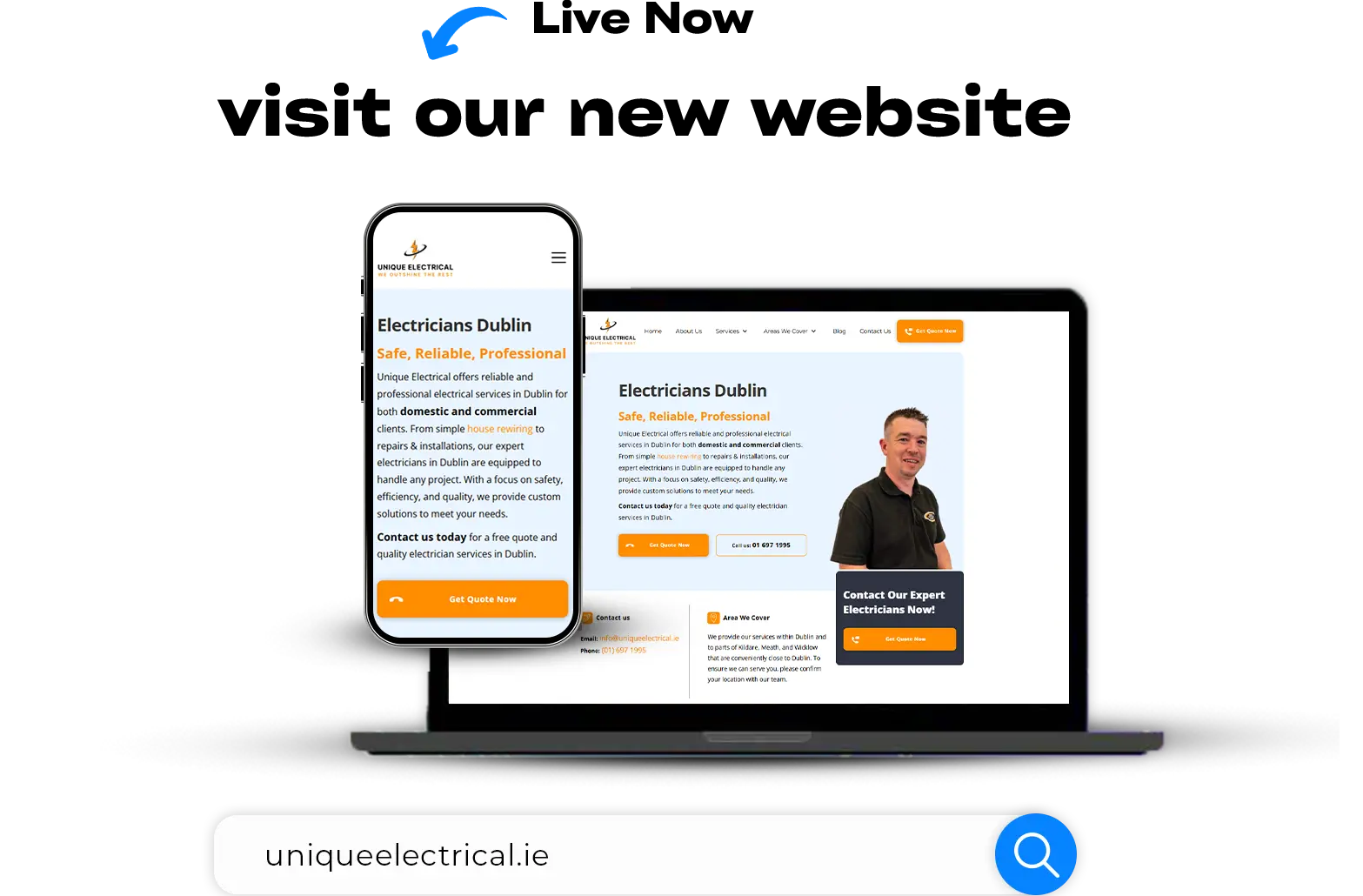 Electrician Website Design 73 electric website live step